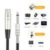 XLR Female To 1/4 (6.35mm) TS Mono Jack Mic Cord Unbalanced Microphone Cable Jack 6.35mm TS 1/4 Male To XLR Female Mic Cable