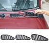 Для Toyota FJ Cruiser 2007-2026 ABS Черная Заглушка Отверстия Воздуховода Отопителя Салона Решетка Декоративная Автоаксессуары