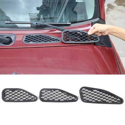 Для Toyota FJ Cruiser 2007-2026 ABS Черная Заглушка Отверстия Воздуховода Отопителя Салона Решетка Декоративная Автоаксессуары