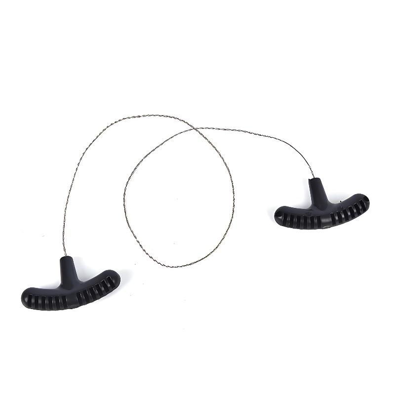 Портативная проволочная пила из нержавеющей стали с ручкой для пальцев, карманная ручная режущая цепная пила для кемпинга и пешего туризма, инструмент для выживания