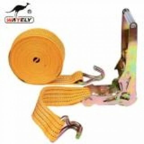 ABS ABSL Ratchet Strap Tie-Down Tool for Vehicle Cargo  heavy duty 5cm 10M (Orange)
