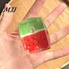 Sensory Stress Toy Watermelon Cube Relief Summer Squeeze Soft Anxiety Stretchy Transparent Relaxation Party Favors Kids