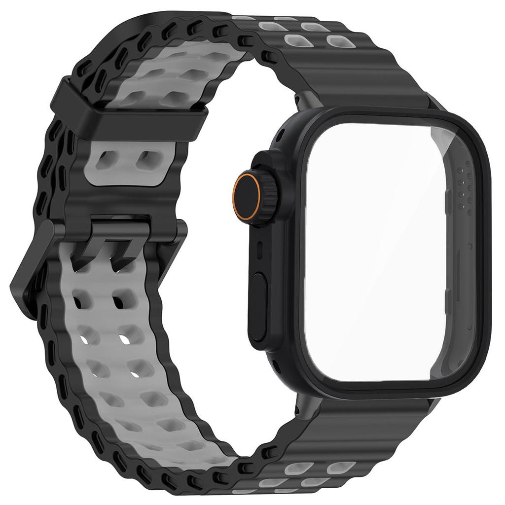 Морской ремешок+ПК чехол для Huawei Watch Fit4 4 Pro Двухцветный ремешок Ghange To Ultra Чехол для Huawei Fit 3 Аксессуары для умных часов