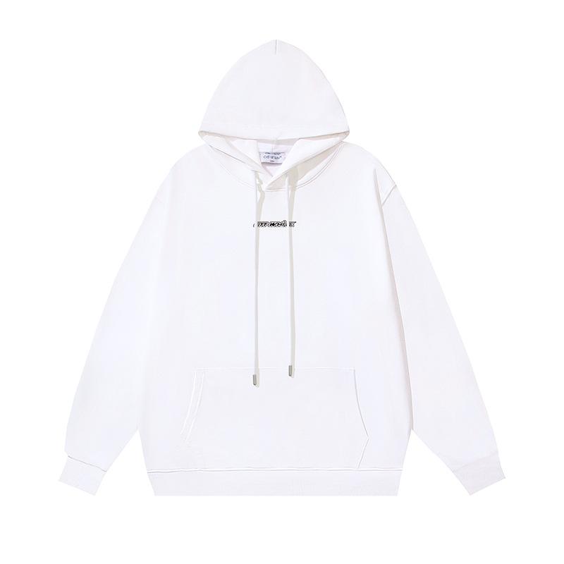 1237 Off-White 2026 Осень-Зима Новая OW Трехмерный Квадратный Узор Стрела Мужская и Женская Худи