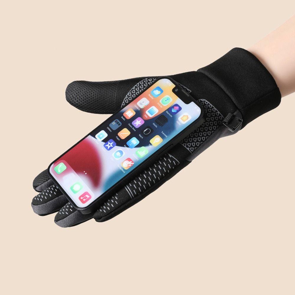 Windproof Warm Mittens Cold Resistance Full Finger Gloves Waterproof Gloves Autumn and Winter