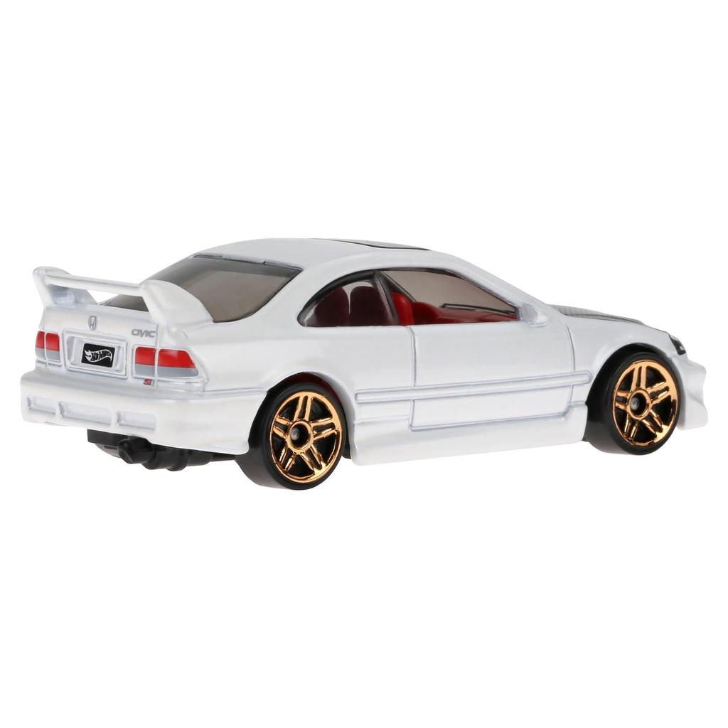 Hot Wheels Basic Car Honda Civic Si Vehicle Toy Mini Car for Ages 3 and Up White HXR04