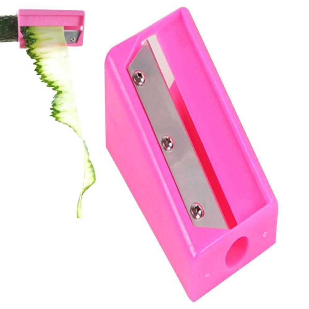 Multifunctional Vegetable Fruit Curl Slicer Rotating Mask Slicer Cucumber Sharpener Kitchen