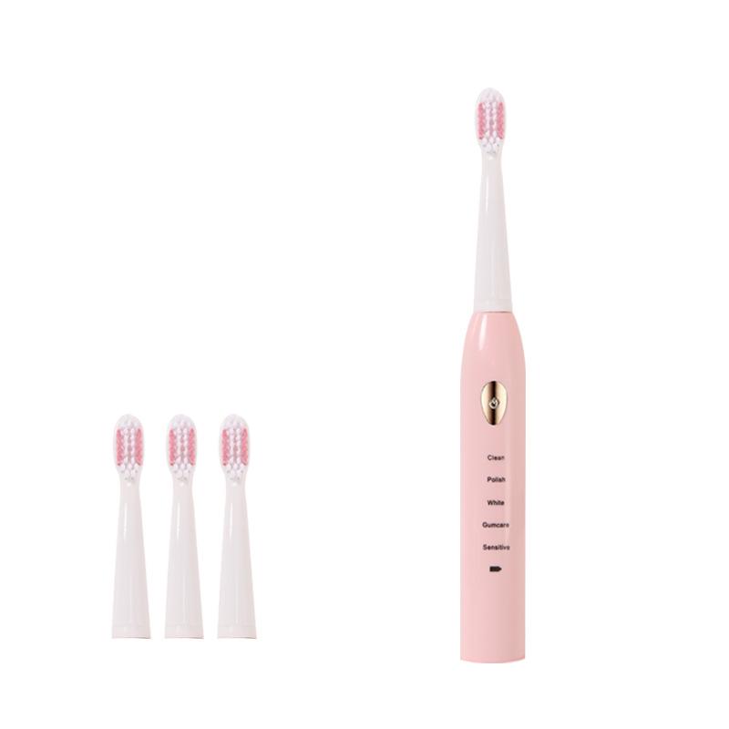 Совершенно новая электрическая зубная щетка, бытовая вибрационная зубная щетка с полностью автоматической зарядкой для взрослых и детей, водонепроницаемая с мягкими волосами HMM