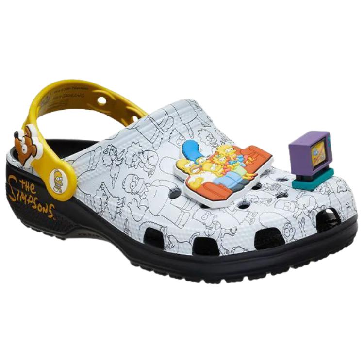 The Simpsons x Crocs Classic Clog Заставка Унисекс Кроссовки Белый Мульти 211106-90H