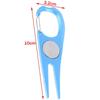 Outdoor Ball Fork Green Fork Golf Divot Tool Golf Pitch Accessories Golf Pitch Divot Repair Tool