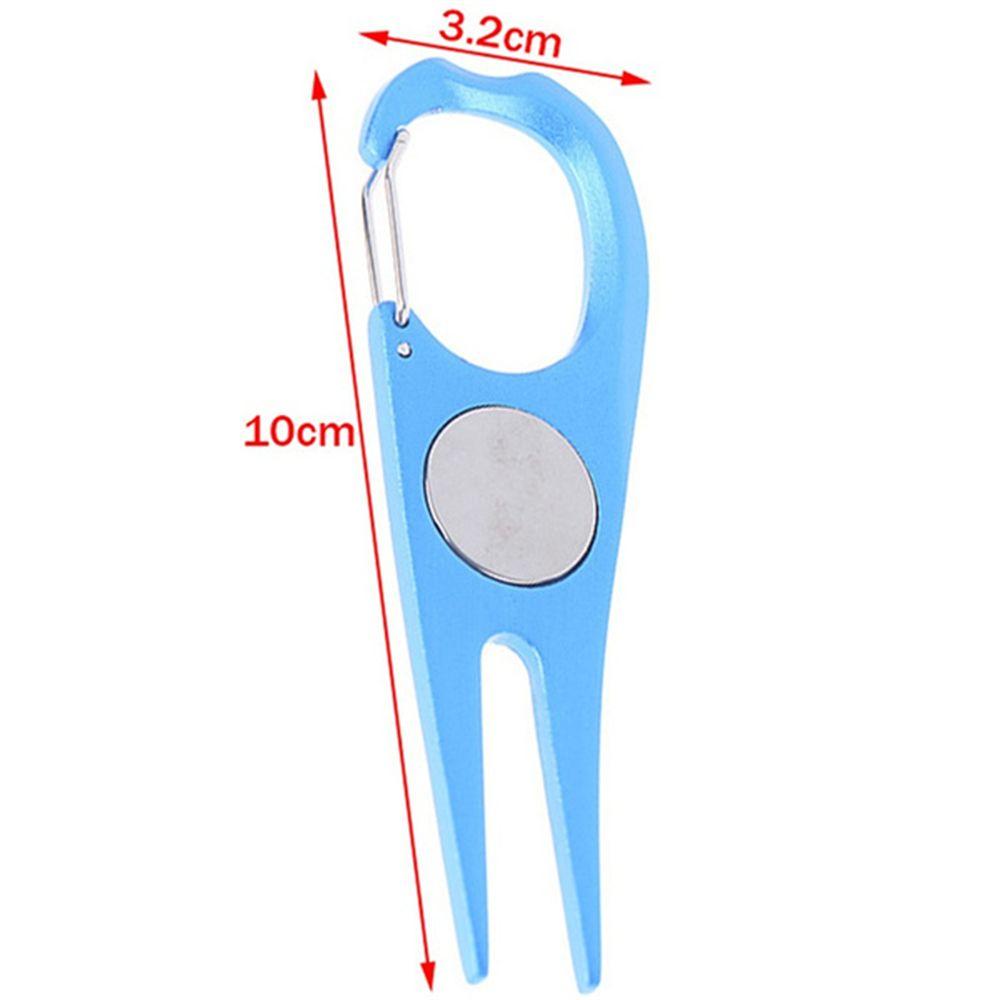 Outdoor Ball Fork Green Fork Golf Divot Tool Golf Pitch Accessories Golf Pitch Divot Repair Tool
