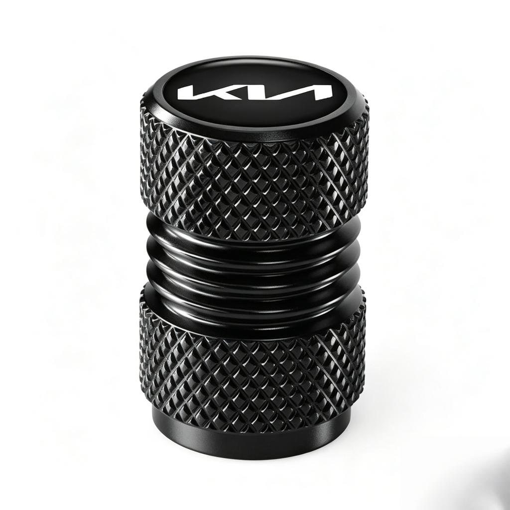 AANG1 4 PCS Aluminum Car Wheel Tire Valve Cover Protective Cover for Kia Rio K5 K2 Sportage Ceed Sorento Picanto Stinger Soul