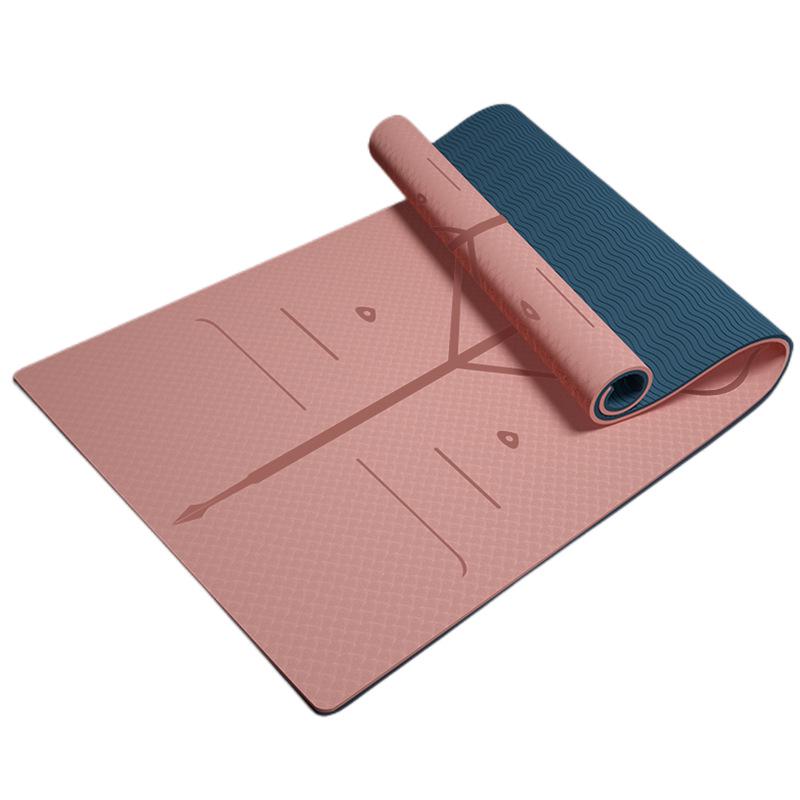 Thickened Non-Slip Fitness and Yoga Mat for Home Use – Extra Wide and Long for Men and Women