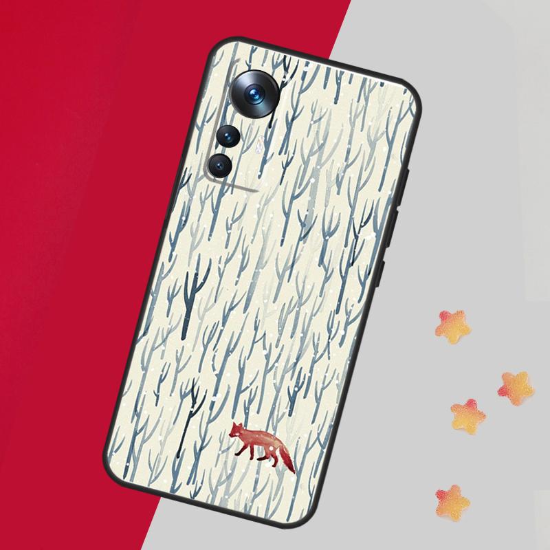 Зимние лисы лисы для POCO X5 X3 Pro M5 M5s F4 X4 F3 F5 чехол для Xiaomi 13 13T Pro 12 Lite 12X 11T 12T 14 Pro
