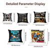 Meme Italian Brainrot Cushion Cover Cushion Cover Set 4Pcs 50X50 45X45 40X40 Pillowcase Decorative Sofa Home Decor