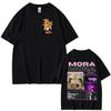 Singer MORA MICRODOSIS Tour 2025 Album Merch T Shirt Men Women Fashion Pop Music T-Shirt Vintage Oversized Short Sleeve T-Shirts