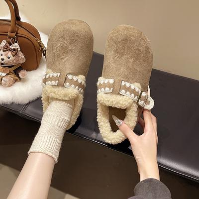 Женские зимние легкие теплые зимние ботинки на толстой подошве, нескользящие износостойкие повседневные кроссовки, хлопковые ботинки, обувь с мехом