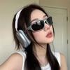 Millennium Futuristic Sense Silver Y2K Men And Women With The Same Functional Wind Sunglasses Street Spice Sunglasses