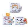 Soft Baby Books 3D Touch Feel High Contrast Cloth Book Montessori Sensory Early Learning Stroller Toys for Infant Toddler Gifts