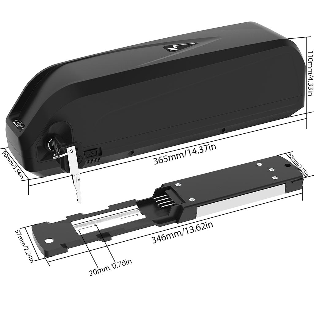 EU Stock Factory Wholesale E-Bike Battery Pack Hailong 36V 48V Electric Bicycle Battery E Bike Battery for Folding Electric Bike
