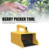 Yellow Berry Picker Rake ABS Raspberries Picking Rake Durable Hand Tool  Blueberries Harvesting