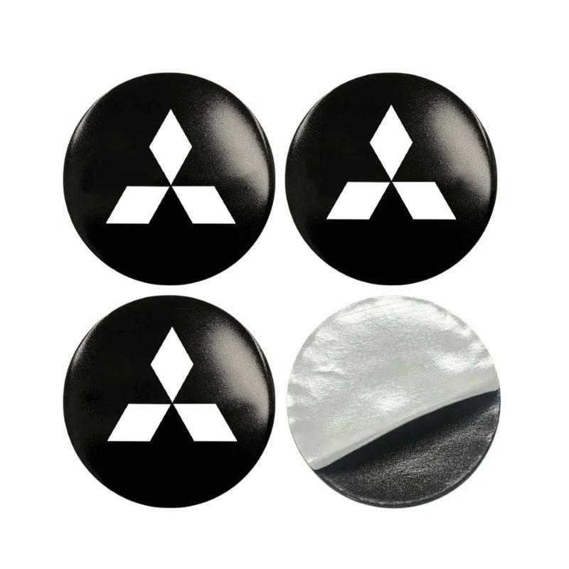 Car Wheel Center Hub Cap Rim Cover Emblem Stickers for Mitsubishi Pajero Sport Eclipse Cross L200 Colt Delica Ralliart Triton