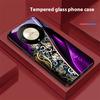 Jinmai Красно-фиолетовый Для Honor Magic 6 50 70 90 Lite X7b 200 Pro Nova 10 Nova 5T X6 P30 Pura 70 Ultra Чехол для телефона из закаленного стекла