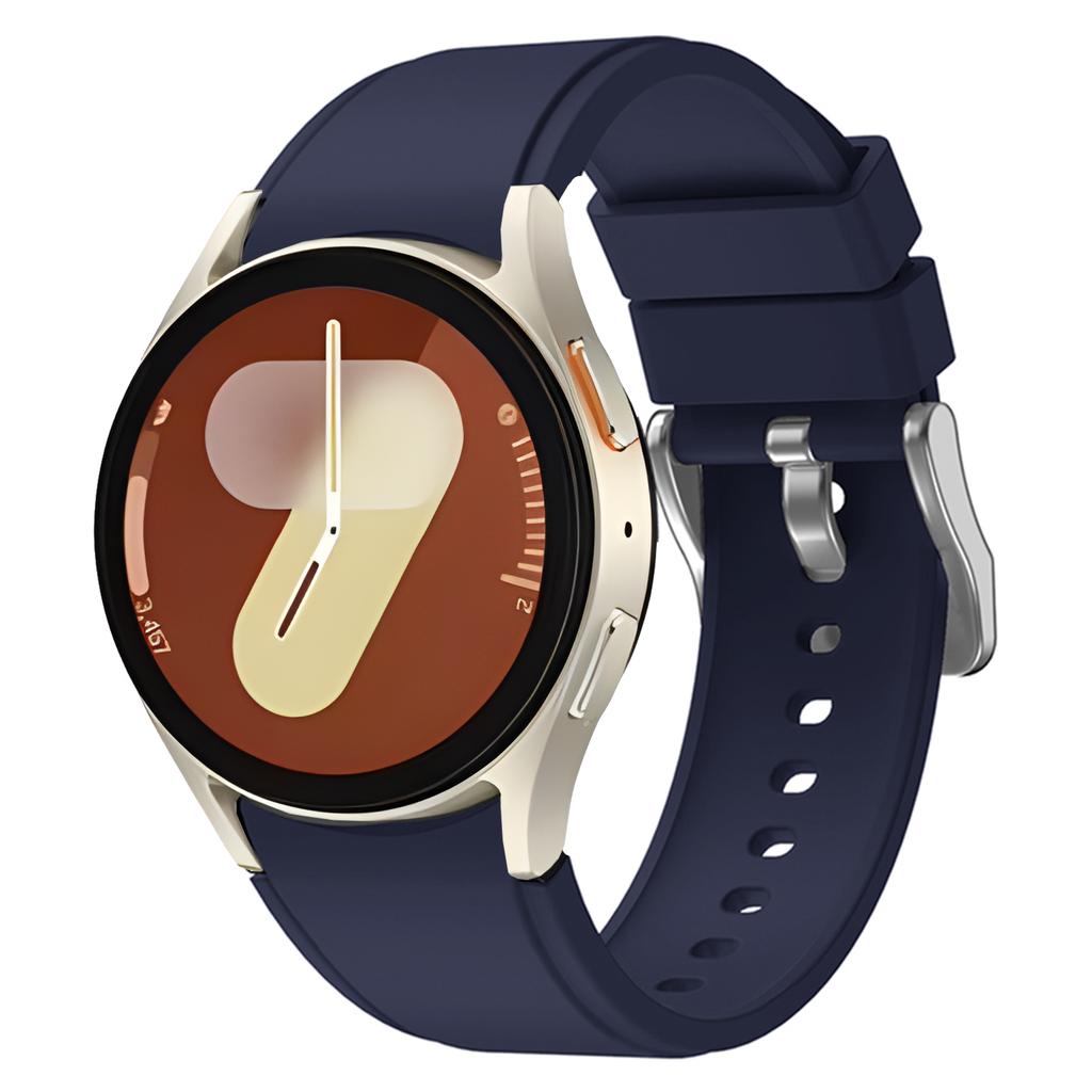 Силиконовый ремешок для Samsung Galaxy Watch 7 44мм 40мм Дугообразный оригинальный браслет для Samsung Watch 6 Classic 47мм 43мм/5 Pro 45мм Ремешок