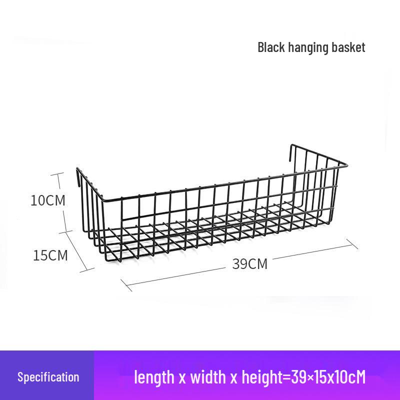 Black Bold Mesh Photo Wall Hanging & Display Rack