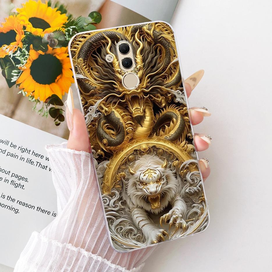 For Huawei Mate 20 Lite Case Luxury Flowers Butterfly Painted Cover Soft Slim Phone Case For Huawei Mate 20 Pro Mate20 Lite Bags