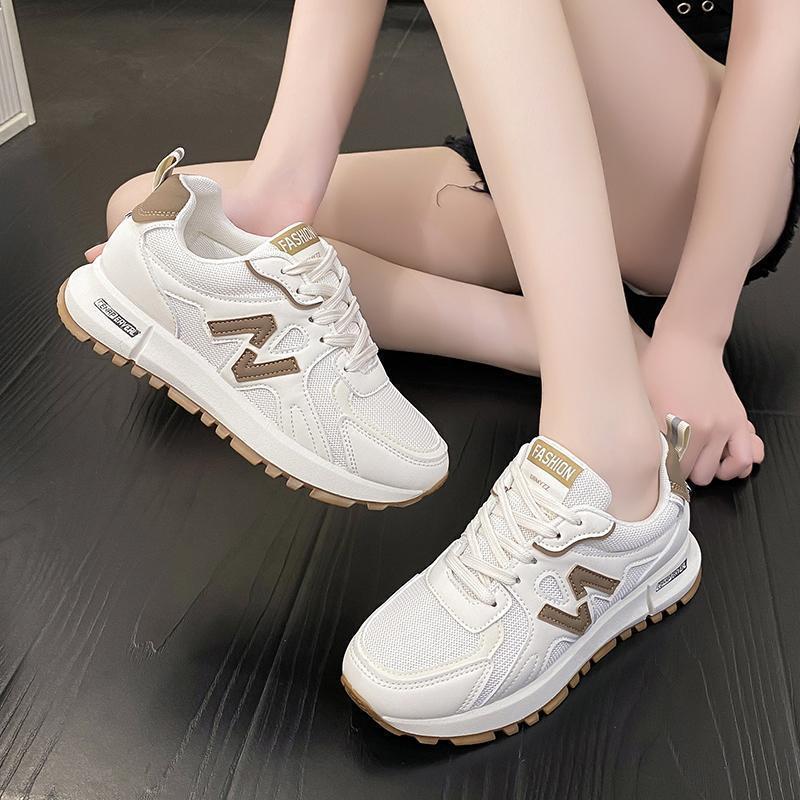 Sneakers Women's Spring and Autumn 2025 New Casual Forrest Gump Shoes Ultra-light Shock-absorbing Running Shoes for Junior High School Students' Phy
