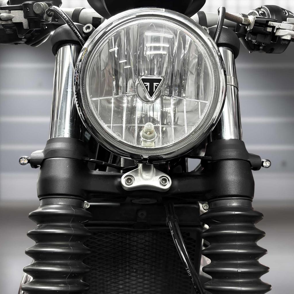 BAR AUTOTECH Motorcycle LED Turn Signal Universal Set of 2 Ultra Small Turn Signal Lamp Turn Lamp 12V M6 New Design Ultra Small High Brightness Mini