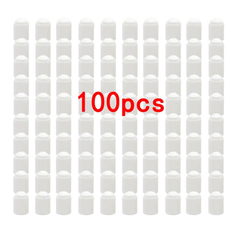 Колпачки для автомобильных вентилей шин 100 шт. Колпачки для вентилей шин мотоцикла велосипеда Пластиковый пылезащитный чехол для штока шины Колпачки для вентилей шин Аксессуары для автомобиля