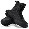 Мужские высокие тактические ботинки для улицы - Прочные, грязеотталкивающие, идеально подходят для пешего туризма и альпинизма