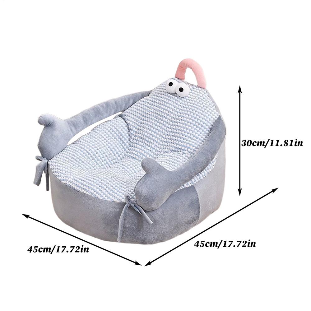 Dog Couch Bed Plush Dog Cat Pet Couch Cute Cartoon Pet Cuddler Calming Sleeping Sofa Nest Furniture For Living Room Outdoor