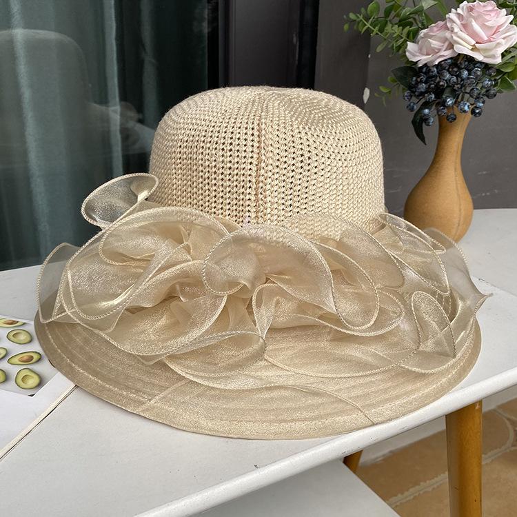 Шляпка-клош Lady's Church Derby Dress Cloche - Цветочная шляпа для вечеринки и свадьбы с дизайном Fascinator для женщин