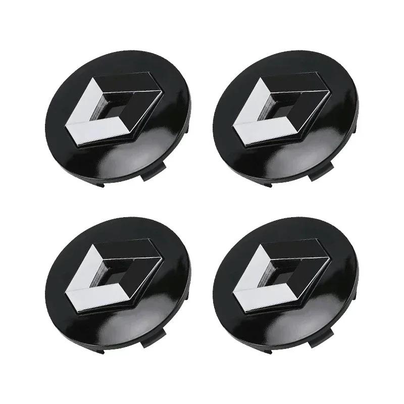 Hub Caps 4PCS 57mm 60mm Car Wheel Center Hub Cap Stickers Styling For Renault RS Koleos Captur Kadjar Megane Clio Talisman Sceni