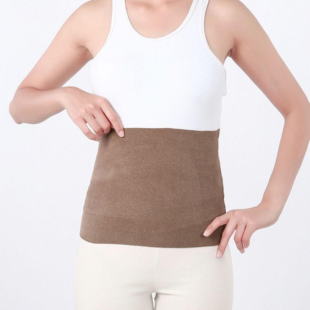 Traceless Fleece Waist Warmer High Elastic Abdominal Wrap Elderly People