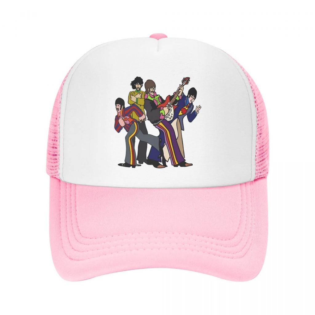 The Beatles Yellow Submarine Vintage Baseball Caps Mesh Hats Sun Caps Outdoor Adult Caps
