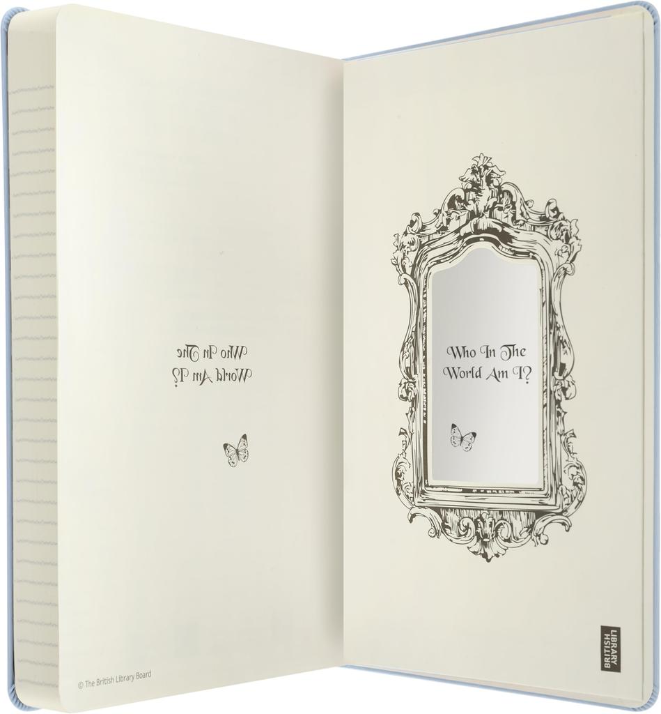 Moleskine 2027 Январь 12 Алиса в Стране Чудес Белый Ежедневник Большого Размера x Синий DHAL12DC3Y27 Планер, Старт, Месяцы, Кролик, (13см 21см), Твердый переплет,