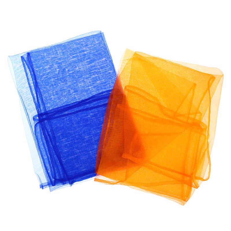 6 шт. цветные сенсорные шарфы, радужная марля, детское жонглирование, танец, гимнастика, балет