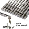 11 шт. отвертка Torx с плоской головкой, шестигранные биты с цветком сливы, прочная отвертка, инструмент для тампера