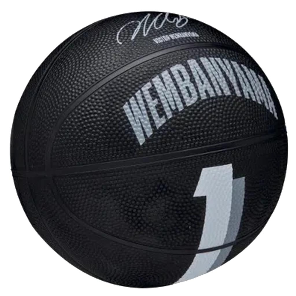 Wilson NBA Player Icon Victor Wembanyama Mini Ball, Unisex black Basketball