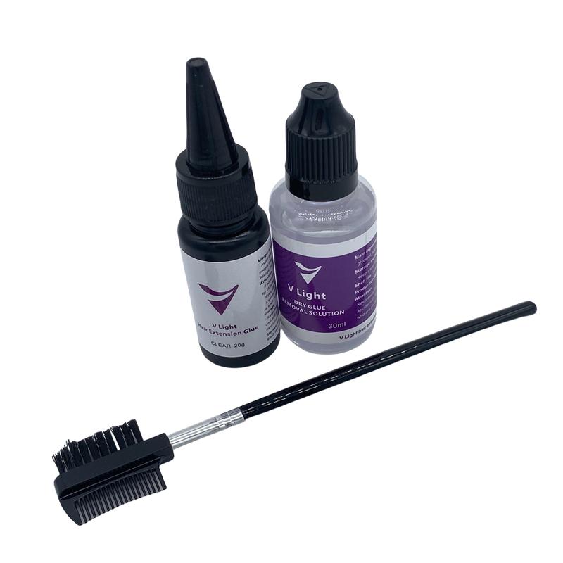 Original V-Light Technology Hair Extension Tool - Easy Connector for Tape-In Hair Piece Human Hair Extension Tools European Plug