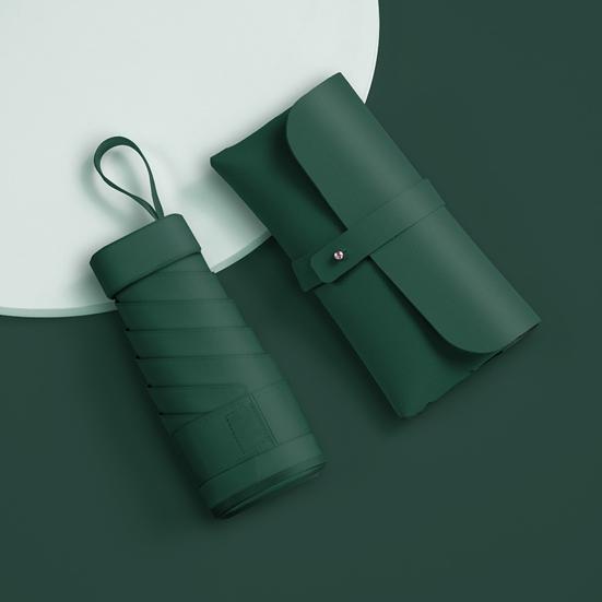 Мини-зонт с защитой от УФ-излучения, портативный солнцезащитный зонт, ветрозащитный, легкий, водонепроницаемый, складной зонт от солнца и дождя