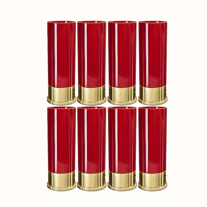 8 из них. Стакан для стрельбы пулями 12 калибра, пластиковый стакан для стрельбы, подходит для баров, пабов, клубов, ресторанов, домашнего использования, питьевых принадлежностей, подарков