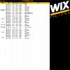 WIX Filters [ Фильтры] WIX PREMIUM FILTERS Swift / CBA-ZC31S ZC32S / M16A