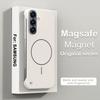 Безрамочный для MagSafe Тонкий Жесткий ПК Беспроводная Зарядка Чехол для Samsung S26 S25 Ultra S25 Edge S26 Plus S24 FE Магнитный Funda