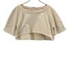 SEE BY CHLOE Short Sleeve Short Sweatshirt Trainer 6 Beige Women Used