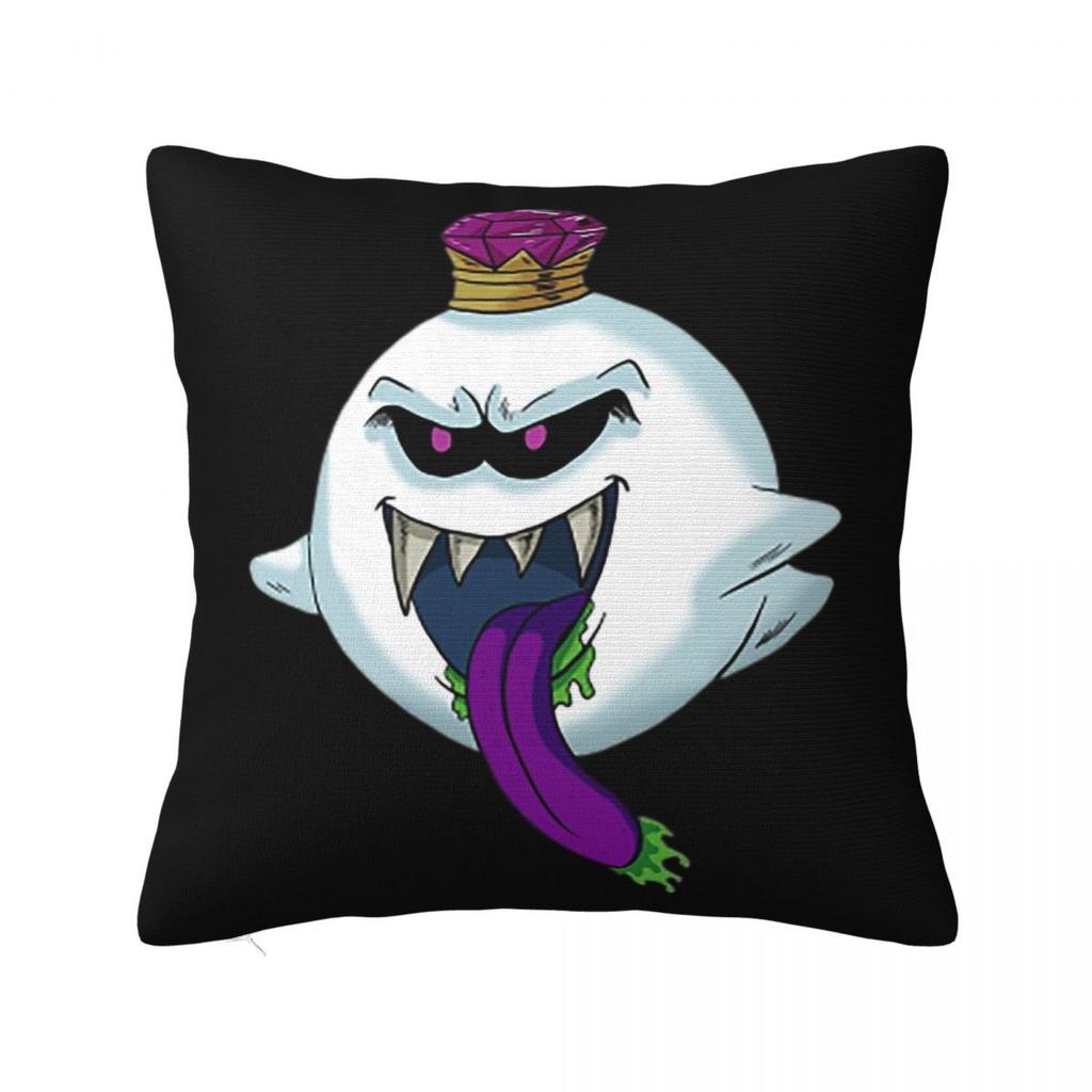 King Boo Square Pillowcase Pillow Cover Polyester Cushion Decor Comfort Throw Pillow for Home Bedroom